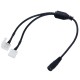 GloboStar® 70742 Καλώδιο Τροφοδοσίας DC για 2 Ταινίες LED από Female 2.1x5.5 σε 2 x 10mm 2 PIN Connector Μ32.3 x Π2 x Υ1cm GloboStar® 70742 Καλώδιο Τροφοδοσίας DC για 2 Ταινίες LED από Female 2.1x5.5 σε 2 x 10mm 2 PIN Connector Μ32.3 x Π2 x Υ1cm
