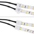 GloboStar® 70742 Καλώδιο Τροφοδοσίας DC για 2 Ταινίες LED από Female 2.1x5.5 σε 2 x 10mm 2 PIN Connector Μ32.3 x Π2 x Υ1cm