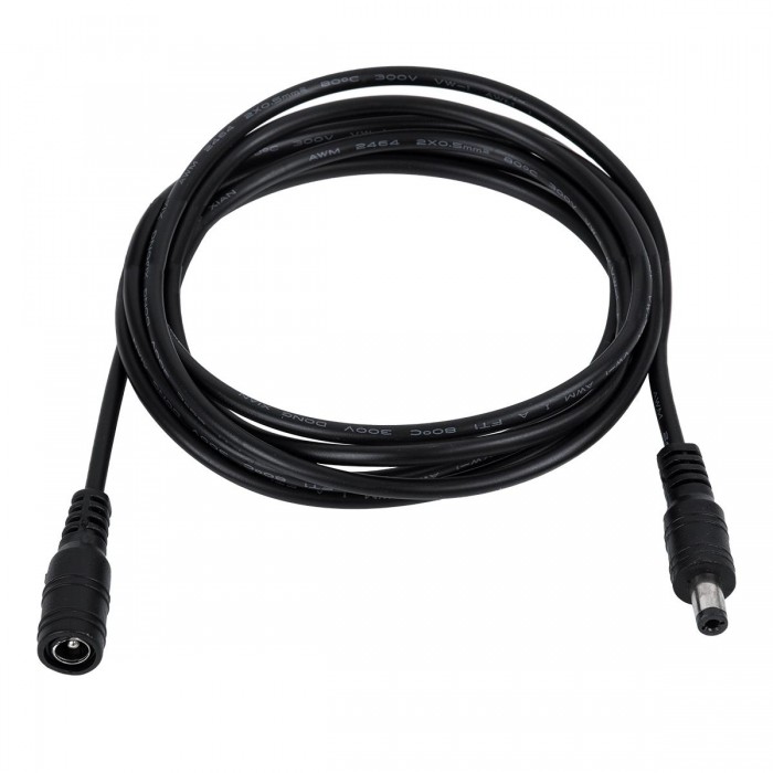 GloboStar® 70745 Καλώδιο Τροφοδοσίας DC Προέκταση 2 Μέτρων από Jack 2.1x5.5mm Male σε Female 2.1x5.5mm Μ200 x Π1.1cm Μαύρο GloboStar® 70745 Καλώδιο Τροφοδοσίας DC Προέκταση 2 Μέτρων από Jack 2.1x5.5mm Male σε Female 2.1x5.5mm Μ200 x Π1.1cm Μαύρο