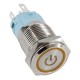 GloboStar® 70784 LED Φωτιζόμενος Διακόπτης Χωνευτός - Μπουτόν On/Off Ανοξείδωτος DC 12V με Angel Eye Αδιάβροχο Φ18mm IP67 Πορτοκαλί GloboStar® 70784 LED Φωτιζόμενος Διακόπτης Χωνευτός - Μπουτόν On/Off Ανοξείδωτος DC 12V με Angel Eye Αδιάβροχο Φ18mm IP67 Πορτοκαλί