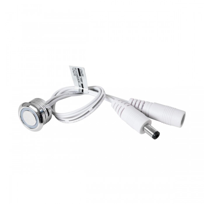 GloboStar® 70790 Χωνευτό LED Dimmer Touch & Push Dimming - Αφής DC 12-24V 1 x 4A 96W - Max 4A 96W - IP20 Φ2 x Υ1.2cm - Ψυχρό Λευκό 6000K - 2 Χρόνια Εγγύηση GloboStar® 70790 Χωνευτό LED Dimmer Touch & Push Dimming - Αφής DC 12-24V 1 x 4A 96W - Max 4A 96W - IP20 Φ2 x Υ1.2cm - Ψυχρό Λευκό 6000K - 2 Χρόνια Εγγύηση