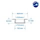 GloboStar® RECESS-PROFILE 70803-1M Προφίλ Αλουμινίου - Βάση & Ψύκτρα Ταινίας LED με Λευκό Γαλακτερό Κάλυμμα - Χωνευτή Χρήση - Συρόμενο Κάλυμμα - Ασημί - 1 Μέτρο - Μ100 x Π2.2 x Υ0.6cm GloboStar® RECESS-PROFILE 70803-1M Προφίλ Αλουμινίου - Βάση & Ψύκτρα Ταινίας LED με Λευκό Γαλακτερό Κάλυμμα - Χωνευτή Χρήση - Συρόμενο Κάλυμμα - Ασημί - 1 Μέτρο - Μ100 x Π2.2 x Υ0.6cm