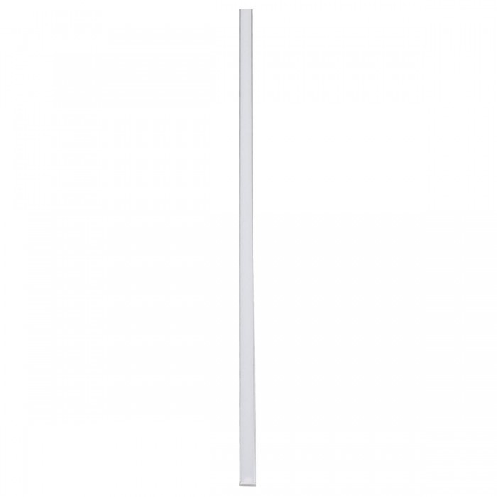 GloboStar® SURFACE-PROFILE 70805-1M Προφίλ Αλουμινίου - Βάση & Ψύκτρα Ταινίας LED με Λευκό Γαλακτερό Κάλυμμα - Επιφανειακή Χρήση - Πατητό Κάλυμμα - Ασημί - 1 Μέτρο - Μ100 x Π1.6 x Υ0.7cm