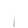 GloboStar® SURFACE-PROFILE 70809-2M Προφίλ Αλουμινίου - Βάση & Ψύκτρα Ταινίας LED με Λευκό Γαλακτερό Κάλυμμα - Επιφανειακή Χρήση - Πατητό Κάλυμμα - Ασημί - 2 Μέτρα - Πακέτο 5 Τεμαχίων - Μ200 x Π2.4 x Υ1.1cm