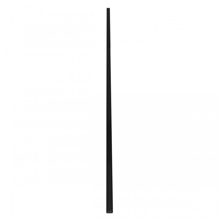GloboStar® SURFACE-PROFILE 70810-2M Προφίλ Αλουμινίου - Βάση & Ψύκτρα Ταινίας LED με Μαύρο Φιμέ Κάλυμμα - Επιφανειακή Χρήση - Πατητό Κάλυμμα - Μαύρο - 2 Μέτρα - Πακέτο 5 Τεμαχίων - Μ200 x Π2.4 x Υ1.1cm
