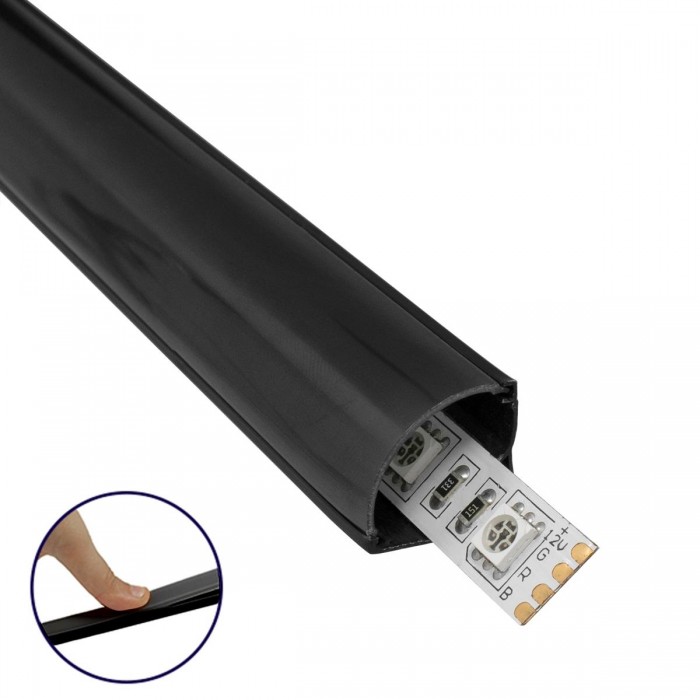GloboStar® CORNER-PROFILE 70816-3M Προφίλ Αλουμινίου - Βάση & Ψύκτρα Ταινίας LED με Μαύρο Φιμέ Κάλυμμα - Επιφανειακή Γωνιακή Χρήση - Πατητό Κάλυμμα - Μαύρο - 3 Μέτρα - Πακέτο 5 Τεμαχίων - Μ300 x Π1.6 x Υ1.6cm GloboStar® CORNER-PROFILE 70816-3M Προφίλ Αλουμινίου - Βάση & Ψύκτρα Ταινίας LED με Μαύρο Φιμέ Κάλυμμα - Επιφανειακή Γωνιακή Χρήση - Πατητό Κάλυμμα - Μαύρο - 3 Μέτρα - Πακέτο 5 Τεμαχίων - Μ300 x Π1.6 x Υ1.6cm