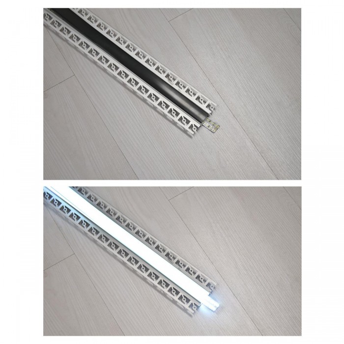GloboStar® PLASTERBOARD-PROFILE 70820-3M Προφίλ Αλουμινίου - Βάση & Ψύκτρα Ταινίας LED με Μαύρο Φιμέ Κάλυμμα - Χωνευτή Χρήση σε Γυψοσανίδα - Trimless - Πατητό Κάλυμμα - Ασημί - 3 Μέτρα - Πακέτο 5 Τεμαχίων - Μ300 x Π6.7 x Υ1.4cm GloboStar® PLASTERBOARD-PROFILE 70820-3M Προφίλ Αλουμινίου - Βάση & Ψύκτρα Ταινίας LED με Μαύρο Φιμέ Κάλυμμα - Χωνευτή Χρήση σε Γυψοσανίδα - Trimless - Πατητό Κάλυμμα - Ασημί - 3 Μέτρα - Πακέτο 5 Τεμαχίων - Μ300 x Π6.7 x Υ1.4cm