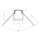 GloboStar® PLASTERBOARD-PROFILE 70822-3M Προφίλ Αλουμινίου - Βάση & Ψύκτρα Ταινίας LED με Μαύρο Φιμέ Κάλυμμα - Χωνευτή Γωνιακή Χρήση σε Εξωτερική Γωνία Γυψοσανίδας - Trimless - Πατητό Κάλυμμα - Ασημί - 3 Μέτρα - Πακέτο 5 Τεμαχίων - Μ300 x Π4.5 x Υ2cm GloboStar® PLASTERBOARD-PROFILE 70822-3M Προφίλ Αλουμινίου - Βάση & Ψύκτρα Ταινίας LED με Μαύρο Φιμέ Κάλυμμα - Χωνευτή Γωνιακή Χρήση σε Εξωτερική Γωνία Γυψοσανίδας - Trimless - Πατητό Κάλυμμα - Ασημί - 3 Μέτρα - Πακέτο 5 Τεμαχίων - Μ300 x Π4.5 x Υ2cm