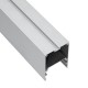 GloboStar® SURFACEPENDANT-PROFILE 70826-3M Προφίλ Αλουμινίου - Βάση & Ψύκτρα Ταινίας LED με Λευκό Γαλακτερό Κάλυμμα - Επιφανειακή & Κρεμαστή Χρήση - Πατητό Κάλυμμα - Ασημί - 3 Μέτρα - Μ300 x Π5 x Υ7cm