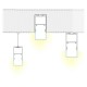 GloboStar® SURFACEPENDANT-PROFILE 70831-3M Προφίλ Αλουμινίου - Βάση & Ψύκτρα Ταινίας LED με Λευκό Γαλακτερό Κάλυμμα - Επιφανειακή & Κρεμαστή Χρήση - Πατητό Κάλυμμα - Λευκό - 3 Μέτρα - Μ300 x Π3.5 x Υ7.4cm