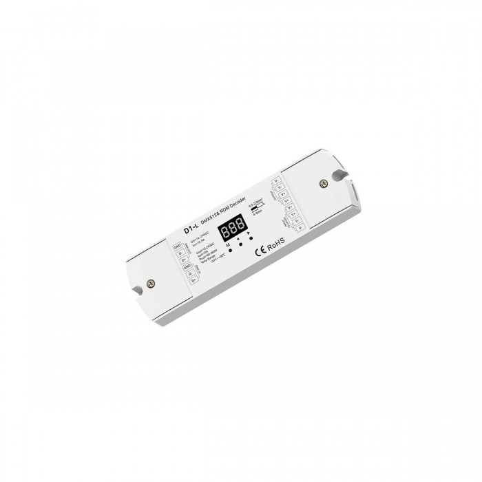 GloboStar® 71446 D1-L SKYDANCE DC DMX & RDM Dimmer High Speed Controller / Decoder 1 Καναλιού DC 12-24V 1 x 15.5A 360W - Max 15.5A 360W - IP20 Μ17 x Π5 x Υ2.5cm - 5 Years Warranty GloboStar® 71446 D1-L SKYDANCE DC DMX & RDM Dimmer High Speed Controller / Decoder 1 Καναλιού DC 12-24V 1 x 15.5A 360W - Max 15.5A 360W - IP20 Μ17 x Π5 x Υ2.5cm - 5 Years Warranty