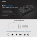 GloboStar® 71448 D5 SKYDANCE DC DMX & RDM Dimmer High Speed Controller / Decoder 5 Καναλιών DC 12-24V 5 x 6A 144W - Max 30A 864W - IP20 Μ17 x Π8 x Υ4cm - 5 Years Warranty