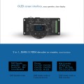 GloboStar® 71448 D5 SKYDANCE DC DMX & RDM Dimmer High Speed Controller / Decoder 5 Καναλιών DC 12-24V 5 x 6A 144W - Max 30A 864W - IP20 Μ17 x Π8 x Υ4cm - 5 Years Warranty