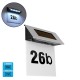 GloboStar® 71485 Αυτόνομο Ηλιακό Φωτιστικό LED SMD 1W 100lm με Ενσωματωμένη Μπαταρία 600mAh - Φωτοβολταϊκό Πάνελ με Αισθητήρα Ημέρας-Νύχτας για Αρίθμηση Διεύθυνσης Δρόμου Αδιάβροχο IP65 Ψυχρό Λευκό 6000K GloboStar® 71485 Αυτόνομο Ηλιακό Φωτιστικό LED SMD 1W 100lm με Ενσωματωμένη Μπαταρία 600mAh - Φωτοβολταϊκό Πάνελ με Αισθητήρα Ημέρας-Νύχτας για Αρίθμηση Διεύθυνσης Δρόμου Αδιάβροχο IP65 Ψυχρό Λευκό 6000K
