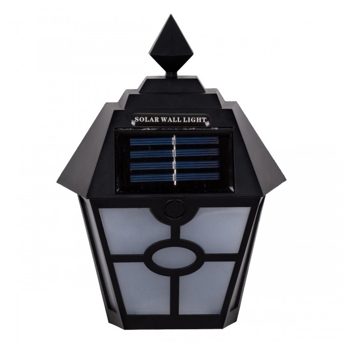 GloboStar® 71494 Αυτόνομο Ηλιακό Φωτιστικό Τοίχου Μαύρο LED SMD 1W 40lm με Ενσωματωμένη Μπαταρία 600mAh - Φωτοβολταϊκό Πάνελ με Αισθητήρα Ημέρας-Νύχτας IP65 Ψυχρό Λευκό 6000K GloboStar® 71494 Αυτόνομο Ηλιακό Φωτιστικό Τοίχου Μαύρο LED SMD 1W 40lm με Ενσωματωμένη Μπαταρία 600mAh - Φωτοβολταϊκό Πάνελ με Αισθητήρα Ημέρας-Νύχτας IP65 Ψυχρό Λευκό 6000K