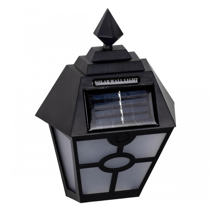 GloboStar® 71494 Αυτόνομο Ηλιακό Φωτιστικό Τοίχου Μαύρο LED SMD 1W 40lm με Ενσωματωμένη Μπαταρία 600mAh - Φωτοβολταϊκό Πάνελ με Αισθητήρα Ημέρας-Νύχτας IP65 Ψυχρό Λευκό 6000K GloboStar® 71494 Αυτόνομο Ηλιακό Φωτιστικό Τοίχου Μαύρο LED SMD 1W 40lm με Ενσωματωμένη Μπαταρία 600mAh - Φωτοβολταϊκό Πάνελ με Αισθητήρα Ημέρας-Νύχτας IP65 Ψυχρό Λευκό 6000K