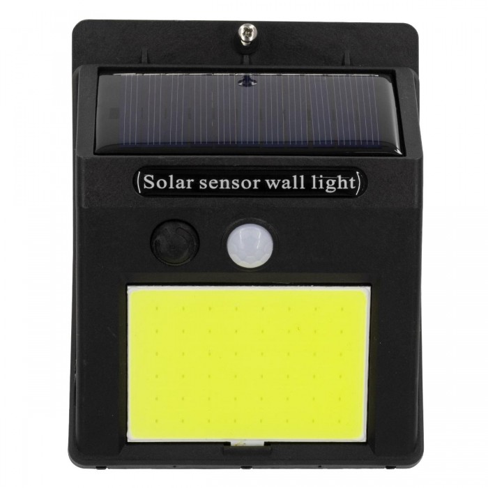 GloboStar® 71496 Αυτόνομο Ηλιακό Φωτιστικό LED COB 12W 1200lm με Ενσωματωμένη Μπαταρία 1200mAh - Φωτοβολταϊκό Πάνελ με Αισθητήρα Ημέρας-Νύχτας και PIR Αισθητήρα Κίνησης Αδιάβροχο IP65 Ψυχρό Λευκό 6000K GloboStar® 71496 Αυτόνομο Ηλιακό Φωτιστικό LED COB 12W 1200lm με Ενσωματωμένη Μπαταρία 1200mAh - Φωτοβολταϊκό Πάνελ με Αισθητήρα Ημέρας-Νύχτας και PIR Αισθητήρα Κίνησης Αδιάβροχο IP65 Ψυχρό Λευκό 6000K