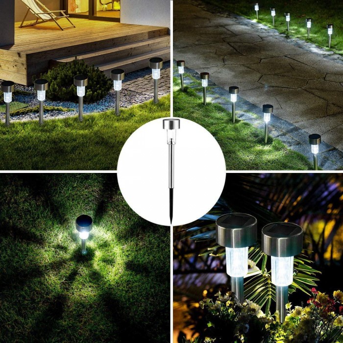 GloboStar® 71520-10 ΣΕΤ 10 Τεμαχίων Αυτόνομα Ηλιακά Φωτιστικά LED SMD 1W 100lm με Ενσωματωμένη Μπαταρία 600mAh - Φωτοβολταϊκό Πάνελ με Αισθητήρα Ημέρας-Νύχτας Αδιάβροχο IP65 Φανάρι Κήπου Στρογγυλό Ψυχρό Λευκό 6000K GloboStar® 71520-10 ΣΕΤ 10 Τεμαχίων Αυτόνομα Ηλιακά Φωτιστικά LED SMD 1W 100lm με Ενσωματωμένη Μπαταρία 600mAh - Φωτοβολταϊκό Πάνελ με Αισθητήρα Ημέρας-Νύχτας Αδιάβροχο IP65 Φανάρι Κήπου Στρογγυλό Ψυχρό Λευκό 6000K