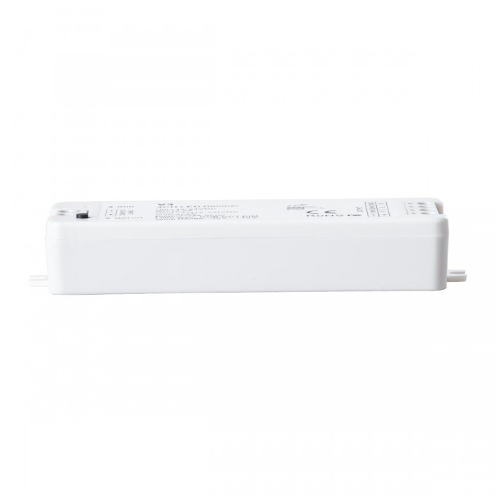 GloboStar® 71546 V3 SKYDANCE DC RF 2.4Ghz Dimmer High Speed Controller 3 Καναλιών DC 12-24V 3 x 5A 96W - Max 12A 288W - IP20 Μ10 x Π3.5 x Υ2cm - 5 Years Warranty