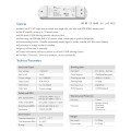 GloboStar® 71547 V3-L SKYDANCE DC RF 2.4Ghz Dimmer High Speed Controller & Push Dimming 3 Κανάλια DC 12-48V 3 x 6A 288W - Max 18.5A 288W - IP20 Μ17.5 x Π4.5 x Υ2.5cm - 5 Years Warranty