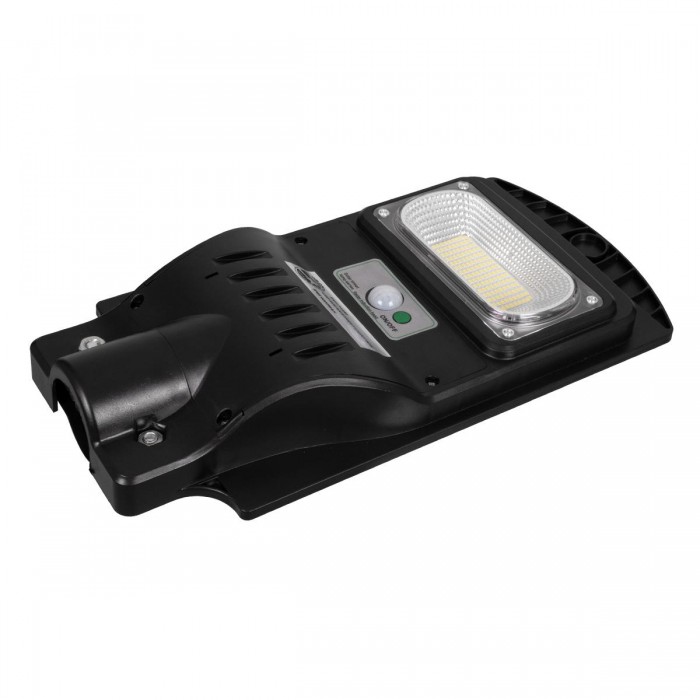 GloboStar® 71550 Αυτόνομο Ηλιακό Φωτιστικό Δρόμου Street Light LED SMD 50W 4000lm με Ενσωματωμένη Μπαταρία Li-ion 4500mAh - Φωτοβολταϊκό Πάνελ με Αισθητήρα Ημέρας-Νύχτας PIR Αισθητήρα Κίνησης και Ασύρματο Χειριστήριο Αδιάβροχο IP65 Ψυχρό Λευκό 6000K