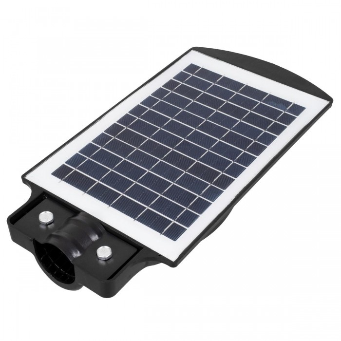 GloboStar® 71550 Αυτόνομο Ηλιακό Φωτιστικό Δρόμου Street Light LED SMD 50W 4000lm με Ενσωματωμένη Μπαταρία Li-ion 4500mAh - Φωτοβολταϊκό Πάνελ με Αισθητήρα Ημέρας-Νύχτας PIR Αισθητήρα Κίνησης και Ασύρματο Χειριστήριο Αδιάβροχο IP65 Ψυχρό Λευκό 6000K