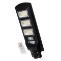 GloboStar® 71552 Αυτόνομο Ηλιακό Φωτιστικό Δρόμου Street Light LED SMD 150W 12000lm με Ενσωματωμένη Μπαταρία Li-ion 9000mAh - Φωτοβολταϊκό Πάνελ με Αισθητήρα Ημέρας-Νύχτας PIR Αισθητήρα Κίνησης και Ασύρματο Χειριστήριο Αδιάβροχο IP65 Ψυχρό Λευκό 6000K