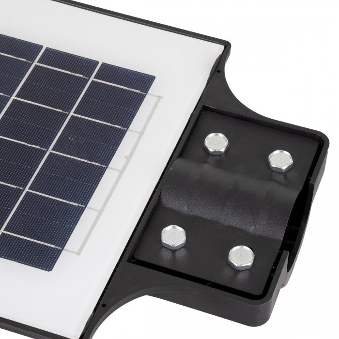 GloboStar® 71552 Αυτόνομο Ηλιακό Φωτιστικό Δρόμου Street Light LED SMD 150W 12000lm με Ενσωματωμένη Μπαταρία Li-ion 9000mAh - Φωτοβολταϊκό Πάνελ με Αισθητήρα Ημέρας-Νύχτας PIR Αισθητήρα Κίνησης και Ασύρματο Χειριστήριο Αδιάβροχο IP65 Ψυχρό Λευκό 6000K