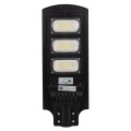 GloboStar® 71552 Αυτόνομο Ηλιακό Φωτιστικό Δρόμου Street Light LED SMD 150W 12000lm με Ενσωματωμένη Μπαταρία Li-ion 9000mAh - Φωτοβολταϊκό Πάνελ με Αισθητήρα Ημέρας-Νύχτας PIR Αισθητήρα Κίνησης και Ασύρματο Χειριστήριο Αδιάβροχο IP65 Ψυχρό Λευκό 6000K