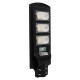GloboStar® 71552 Αυτόνομο Ηλιακό Φωτιστικό Δρόμου Street Light LED SMD 150W 12000lm με Ενσωματωμένη Μπαταρία Li-ion 9000mAh - Φωτοβολταϊκό Πάνελ με Αισθητήρα Ημέρας-Νύχτας PIR Αισθητήρα Κίνησης και Ασύρματο Χειριστήριο Αδιάβροχο IP65 Ψυχρό Λευκό 6000K