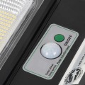 GloboStar® 71552 Αυτόνομο Ηλιακό Φωτιστικό Δρόμου Street Light LED SMD 150W 12000lm με Ενσωματωμένη Μπαταρία Li-ion 9000mAh - Φωτοβολταϊκό Πάνελ με Αισθητήρα Ημέρας-Νύχτας PIR Αισθητήρα Κίνησης και Ασύρματο Χειριστήριο Αδιάβροχο IP65 Ψυχρό Λευκό 6000K