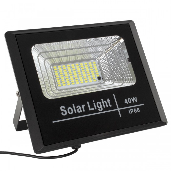 GloboStar® 71555 Αυτόνομος Ηλιακός Προβολέας LED SMD 40W 3200lm με Ενσωματωμένη Μπαταρία 5000mAh - Φωτοβολταϊκό Πάνελ με Αισθητήρα Ημέρας-Νύχτας και Ασύρματο Χειριστήριο RF 2.4Ghz Αδιάβροχος IP66 Ψυχρό Λευκό 6000K GloboStar® 71555 Αυτόνομος Ηλιακός Προβολέας LED SMD 40W 3200lm με Ενσωματωμένη Μπαταρία 5000mAh - Φωτοβολταϊκό Πάνελ με Αισθητήρα Ημέρας-Νύχτας και Ασύρματο Χειριστήριο RF 2.4Ghz Αδιάβροχος IP66 Ψυχρό Λευκό 6000K