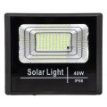 GloboStar® 71555 Αυτόνομος Ηλιακός Προβολέας LED SMD 40W 3200lm με Ενσωματωμένη Μπαταρία 5000mAh - Φωτοβολταϊκό Πάνελ με Αισθητήρα Ημέρας-Νύχτας και Ασύρματο Χειριστήριο RF 2.4Ghz Αδιάβροχος IP66 Ψυχρό Λευκό 6000K