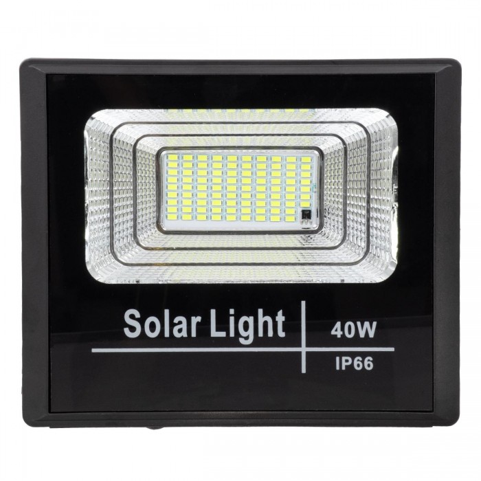 GloboStar® 71555 Αυτόνομος Ηλιακός Προβολέας LED SMD 40W 3200lm με Ενσωματωμένη Μπαταρία 5000mAh - Φωτοβολταϊκό Πάνελ με Αισθητήρα Ημέρας-Νύχτας και Ασύρματο Χειριστήριο RF 2.4Ghz Αδιάβροχος IP66 Ψυχρό Λευκό 6000K GloboStar® 71555 Αυτόνομος Ηλιακός Προβολέας LED SMD 40W 3200lm με Ενσωματωμένη Μπαταρία 5000mAh - Φωτοβολταϊκό Πάνελ με Αισθητήρα Ημέρας-Νύχτας και Ασύρματο Χειριστήριο RF 2.4Ghz Αδιάβροχος IP66 Ψυχρό Λευκό 6000K