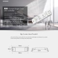 GloboStar® 71568 V1-L SKYDANCE DC RF 2.4Ghz Dimmer High Speed Controller & Push Dimming 1 Κανάλι DC 12-48V 1 x 15A 480W - Max 15A 480W - IP20 Μ17.5 x Π4.5 x Υ2.5cm - 5 Years Warranty