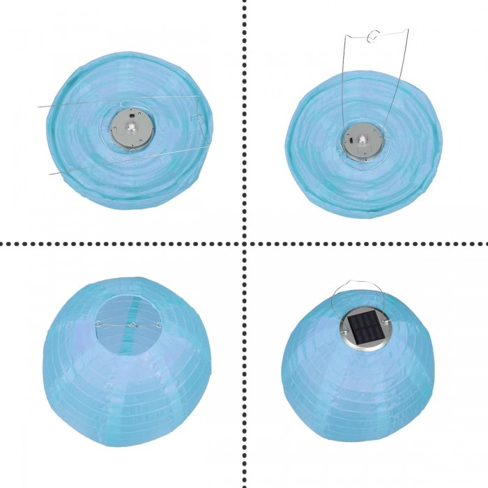 GloboStar® 71594 Αυτόνομο Ηλιακό Φωτιστικό Υφασμάτινη Γαλάζια Μπάλα Φ30cm LED SMD 1W 100lm με Ενσωματωμένη Μπαταρία 1200mAh - Φωτοβολταϊκό Πάνελ με Αισθητήρα Ημέρας-Νύχτας Αδιάβροχο IP65 Ψυχρό Λευκό 6000K GloboStar® 71594 Αυτόνομο Ηλιακό Φωτιστικό Υφασμάτινη Γαλάζια Μπάλα Φ30cm LED SMD 1W 100lm με Ενσωματωμένη Μπαταρία 1200mAh - Φωτοβολταϊκό Πάνελ με Αισθητήρα Ημέρας-Νύχτας Αδιάβροχο IP65 Ψυχρό Λευκό 6000K