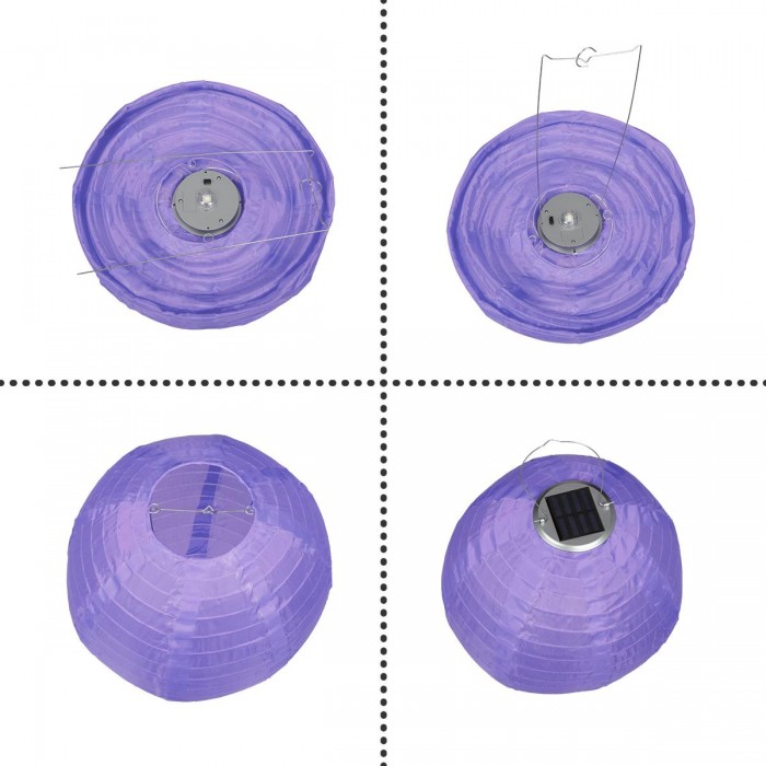 GloboStar® 71597 Αυτόνομο Ηλιακό Φωτιστικό Υφασμάτινη Μωβ Μπάλα Φ30cm LED SMD 1W 100lm με Ενσωματωμένη Μπαταρία 1200mAh - Φωτοβολταϊκό Πάνελ με Αισθητήρα Ημέρας-Νύχτας Αδιάβροχο IP65 Ψυχρό Λευκό 6000K GloboStar® 71597 Αυτόνομο Ηλιακό Φωτιστικό Υφασμάτινη Μωβ Μπάλα Φ30cm LED SMD 1W 100lm με Ενσωματωμένη Μπαταρία 1200mAh - Φωτοβολταϊκό Πάνελ με Αισθητήρα Ημέρας-Νύχτας Αδιάβροχο IP65 Ψυχρό Λευκό 6000K