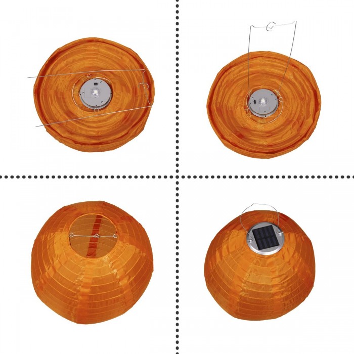 GloboStar® 71598 Αυτόνομο Ηλιακό Φωτιστικό Υφασμάτινη Πορτοκαλί Μπάλα Φ30cm LED SMD 1W 100lm με Ενσωματωμένη Μπαταρία 1200mAh - Φωτοβολταϊκό Πάνελ με Αισθητήρα Ημέρας-Νύχτας Αδιάβροχο IP65 Ψυχρό Λευκό 6000K GloboStar® 71598 Αυτόνομο Ηλιακό Φωτιστικό Υφασμάτινη Πορτοκαλί Μπάλα Φ30cm LED SMD 1W 100lm με Ενσωματωμένη Μπαταρία 1200mAh - Φωτοβολταϊκό Πάνελ με Αισθητήρα Ημέρας-Νύχτας Αδιάβροχο IP65 Ψυχρό Λευκό 6000K