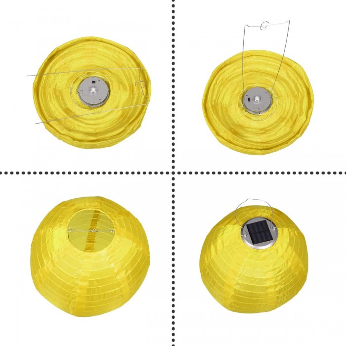GloboStar® 71599 Αυτόνομο Ηλιακό Φωτιστικό Υφασμάτινη Κίτρινη Μπάλα Φ30cm LED SMD 1W 100lm με Ενσωματωμένη Μπαταρία 1200mAh - Φωτοβολταϊκό Πάνελ με Αισθητήρα Ημέρας-Νύχτας Αδιάβροχο IP65 Ψυχρό Λευκό 6000K GloboStar® 71599 Αυτόνομο Ηλιακό Φωτιστικό Υφασμάτινη Κίτρινη Μπάλα Φ30cm LED SMD 1W 100lm με Ενσωματωμένη Μπαταρία 1200mAh - Φωτοβολταϊκό Πάνελ με Αισθητήρα Ημέρας-Νύχτας Αδιάβροχο IP65 Ψυχρό Λευκό 6000K
