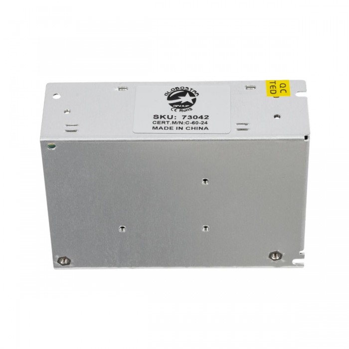 GloboStar® 73042 Μεταλλικό Τροφοδοτικό PELV για Προϊόντα LED 60W 2.5A - AC 220-240V σε DC 24V - IP20 - Μ11 x Π7.8 x Υ3.8cm - 3 Χρόνια Εγγύηση GloboStar® 73042 Μεταλλικό Τροφοδοτικό PELV για Προϊόντα LED 60W 2.5A - AC 220-240V σε DC 24V - IP20 - Μ11 x Π7.8 x Υ3.8cm - 3 Χρόνια Εγγύηση