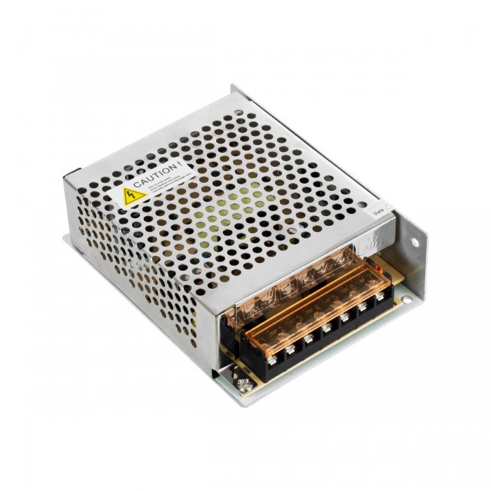 GloboStar® 73043 Μεταλλικό Τροφοδοτικό PELV για Προϊόντα LED 120W 5A - AC 220-240V σε DC 24V - IP20 L13 x W10 x H4cm - 3 Years Warranty GloboStar® 73043 Μεταλλικό Τροφοδοτικό PELV για Προϊόντα LED 120W 5A - AC 220-240V σε DC 24V - IP20 L13 x W10 x H4cm - 3 Years Warranty