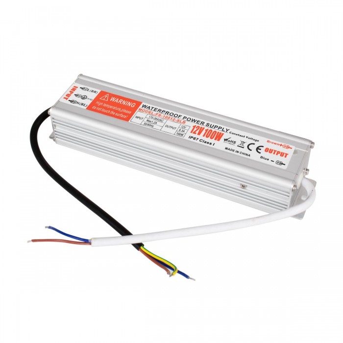 GloboStar® 73052 Μεταλλικό Τροφοδοτικό SELV για Προϊόντα LED 100W 8.3A - AC 220-240V σε DC 12V - Αδιάβροχο IP67 L22.3 x W5.3 x H3.4cm - 3 Years Warranty GloboStar® 73052 Μεταλλικό Τροφοδοτικό SELV για Προϊόντα LED 100W 8.3A - AC 220-240V σε DC 12V - Αδιάβροχο IP67 L22.3 x W5.3 x H3.4cm - 3 Years Warranty