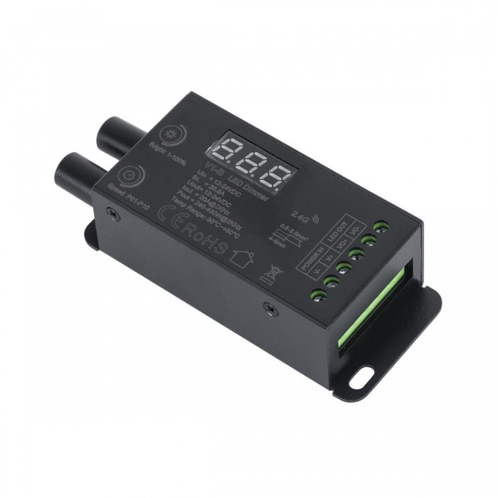 GloboStar® 73116 V1-B SKYDANCE DC RF 2.4Ghz Dimmer Constant Voltage Controller 1 Κανάλι DC 12-24V 1 x 20.5A 480W - Max 20.5A 480W - IP20 Μ9 x Π4 x Υ2.8cm - 5 Χρόνια Εγγύηση GloboStar® 73116 V1-B SKYDANCE DC RF 2.4Ghz Dimmer Constant Voltage Controller 1 Κανάλι DC 12-24V 1 x 20.5A 480W - Max 20.5A 480W - IP20 Μ9 x Π4 x Υ2.8cm - 5 Χρόνια Εγγύηση