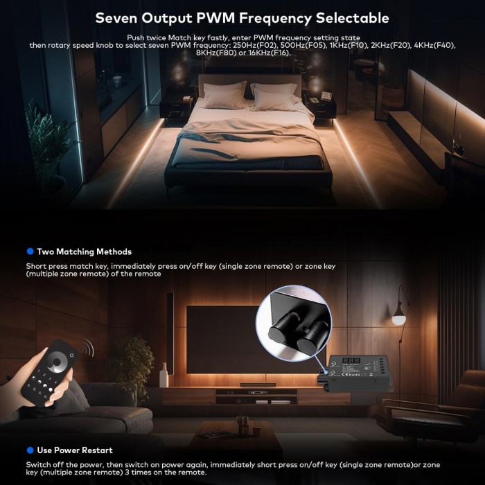 GloboStar® 73116 V1-B SKYDANCE DC RF 2.4Ghz Dimmer Constant Voltage Controller 1 Κανάλι DC 12-24V 1 x 20.5A 480W - Max 20.5A 480W - IP20 Μ9 x Π4 x Υ2.8cm - 5 Χρόνια Εγγύηση GloboStar® 73116 V1-B SKYDANCE DC RF 2.4Ghz Dimmer Constant Voltage Controller 1 Κανάλι DC 12-24V 1 x 20.5A 480W - Max 20.5A 480W - IP20 Μ9 x Π4 x Υ2.8cm - 5 Χρόνια Εγγύηση