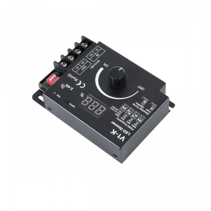 GloboStar® 73117 V1-K SKYDANCE DC RF 2.4Ghz Dimmer PWM Frequency Controller 1 Κανάλι DC 12-24V 1 x 20A 480W - Max 20A 480W - IP20 Μ10.7 x Π7.5 x Υ3.8cm - 5 Χρόνια Εγγύηση GloboStar® 73117 V1-K SKYDANCE DC RF 2.4Ghz Dimmer PWM Frequency Controller 1 Κανάλι DC 12-24V 1 x 20A 480W - Max 20A 480W - IP20 Μ10.7 x Π7.5 x Υ3.8cm - 5 Χρόνια Εγγύηση