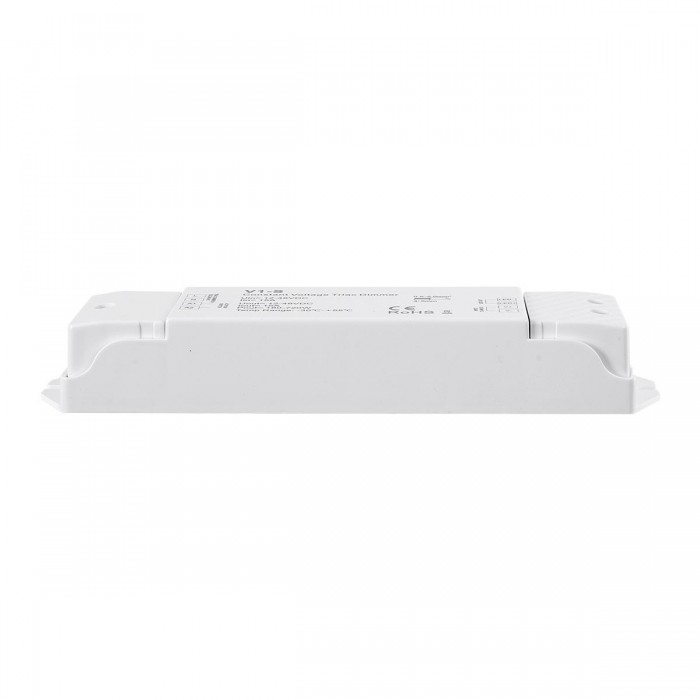 GloboStar® 73127 V1-S SKYDANCE AC Triac Dimmer Push Dimming 1 Κανάλι DC 12-48V 1 x 15A 720W - Max 15A 720W - IP20  Μ17.5 x Π4.5 x Υ2.5cm - 5 Χρόνια Εγγύηση