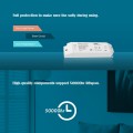 GloboStar® 73129 TE-75-12 SKYDANCE AC Triac Dimmer Push Dimming 1 Κανάλι AC 200-240V 1 x 6.25A 75W - Max 6.25A 75W - IP20 Μ18 x Π5.7 x Υ3cm - 5 Χρόνια Εγγύηση