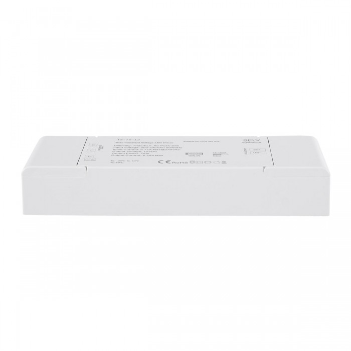 GloboStar® 73129 TE-75-12 SKYDANCE AC Triac Dimmer Push Dimming 1 Κανάλι AC 200-240V 1 x 6.25A 75W - Max 6.25A 75W - IP20 Μ18 x Π5.7 x Υ3cm - 5 Χρόνια Εγγύηση GloboStar® 73129 TE-75-12 SKYDANCE AC Triac Dimmer Push Dimming 1 Κανάλι AC 200-240V 1 x 6.25A 75W - Max 6.25A 75W - IP20 Μ18 x Π5.7 x Υ3cm - 5 Χρόνια Εγγύηση