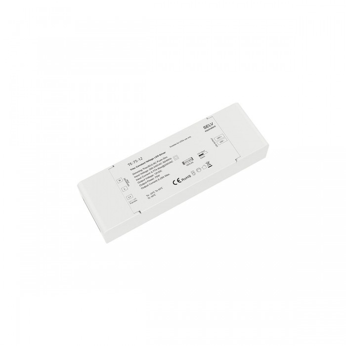GloboStar® 73129 TE-75-12 SKYDANCE AC Triac Dimmer Push Dimming 1 Κανάλι AC 200-240V 1 x 6.25A 75W - Max 6.25A 75W - IP20 Μ18 x Π5.7 x Υ3cm - 5 Χρόνια Εγγύηση GloboStar® 73129 TE-75-12 SKYDANCE AC Triac Dimmer Push Dimming 1 Κανάλι AC 200-240V 1 x 6.25A 75W - Max 6.25A 75W - IP20 Μ18 x Π5.7 x Υ3cm - 5 Χρόνια Εγγύηση
