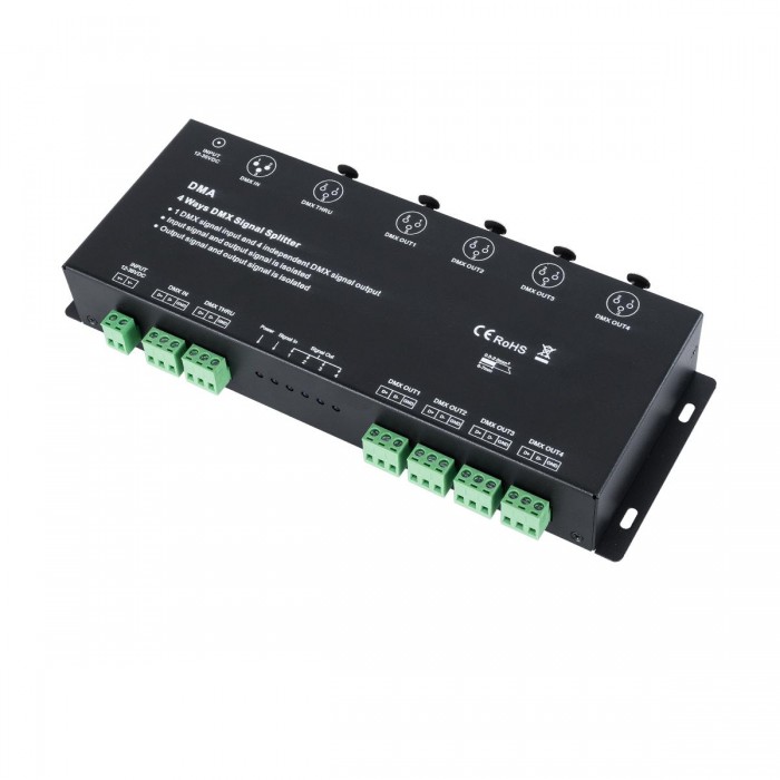 GloboStar® 73136 DMA SKYDANCE DC DMX512 Signal Splitter / Amplifier 4 Καναλιών DC 12-36V - IP20 Μ25.6 x Π9.2 x Υ3.8cm - 5 Χρόνια Εγγύηση GloboStar® 73136 DMA SKYDANCE DC DMX512 Signal Splitter / Amplifier 4 Καναλιών DC 12-36V - IP20 Μ25.6 x Π9.2 x Υ3.8cm - 5 Χρόνια Εγγύηση